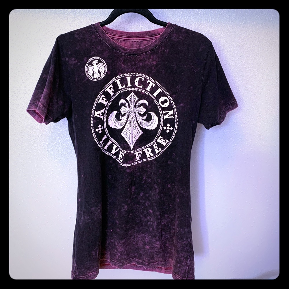 Reversible Affliction shirt.